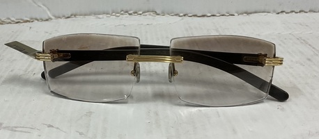Cartier Light Brown Buffalo Horns "Prescription lens" 