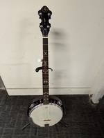  Samick SB2 5 String Bluegrass Banjo w/ Resonator - Greg Bennett Design - Sunbur