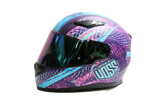 Voss XL Unisex Purple Haze Serpent Gloss Finish Helmet