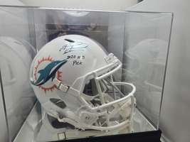 Tua Tagovailoa autographed Miami Dolphins helmet