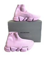 Balenciaga Pink Speed Trainer 2.0 Sock Sneakers Sz 8US w/ Box