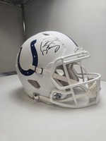 Indianapolis Colts helmet Autographed by Peyton Manning