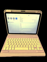 Apple iPad air 5th gen with case and wireless keyboard 