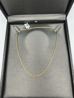  Yellow gold rope chain 