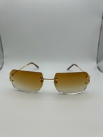 cartier big c wires with brown lens