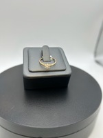  Yellow Gold DIamond Flower Ring 