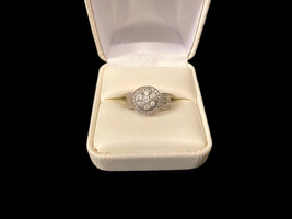 10k WG Halo Style Wedding Ring