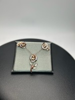  Enchanted Disney Belle Rose Gold Set