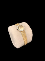 Diamond Bezel 14k Gold Watch