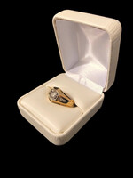 10k YG Design Diamond Band Mans Ring