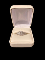 14k WG Halo Style Diamond Ring