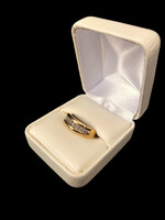 10k YG Diamond Band Ring