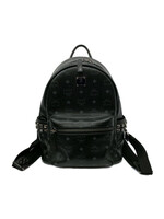 MCM Visetos Black Backpack 