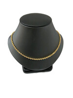  10k YG 20" Rope Link Chain Necklace