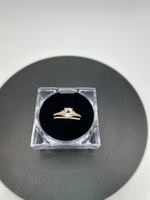  Rose Gold Morganite ring with diamonds 