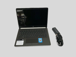 HP Silver Notebook Laptop 14-dk0002dx 128GB Storage 
