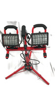 Construction Work Lights. Commercial Electric WL250DPT. ADJUSTABLE WITH TRI-POD