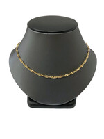  14K YG Twist Curb Link Chain Necklace