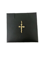  14k Gold Nugget Style Cross