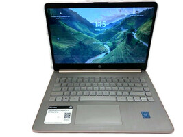 HP 14-dq0054dx 14" (64GB eMMC, Intel Celeron N, 2.60GHz, 4GB) Laptop - Rose Gold