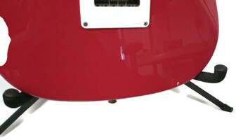 MUSIC  GEAR. ELECTRIC GUITAR. EPIPHONE. GIBSON. RIGHT HAND .RED. WITH SOFT CASE.