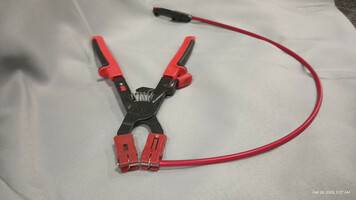 REMOTE RATCHETING HOSE CLAMP PLIERS. RED. SNAP-ON. SHCP1A