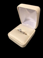 Sterling Silver Solitaire Ladies Ring