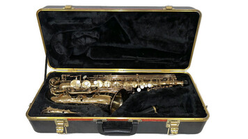 Selmer Soloist Alto Saxophone with mouthpiece in hard case