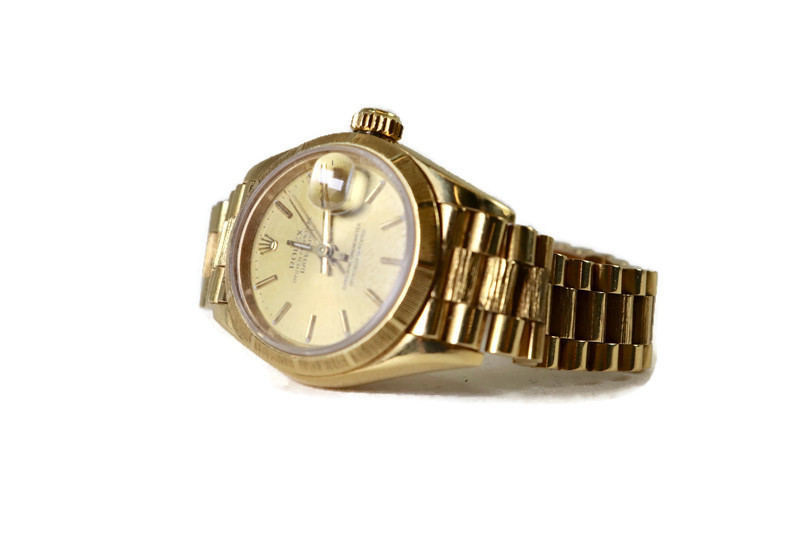 Rolex President Datejust 18K Yellow Gold Ladies Watch