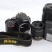NIKON D3500 DSLR Kit w/ 18-55mm VR & 70-300mm Lenses + Battery & Charger
