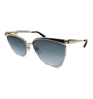 CARTIER - Blue Ombre Tinted Half-Rimmed Aviator Sunglasses 