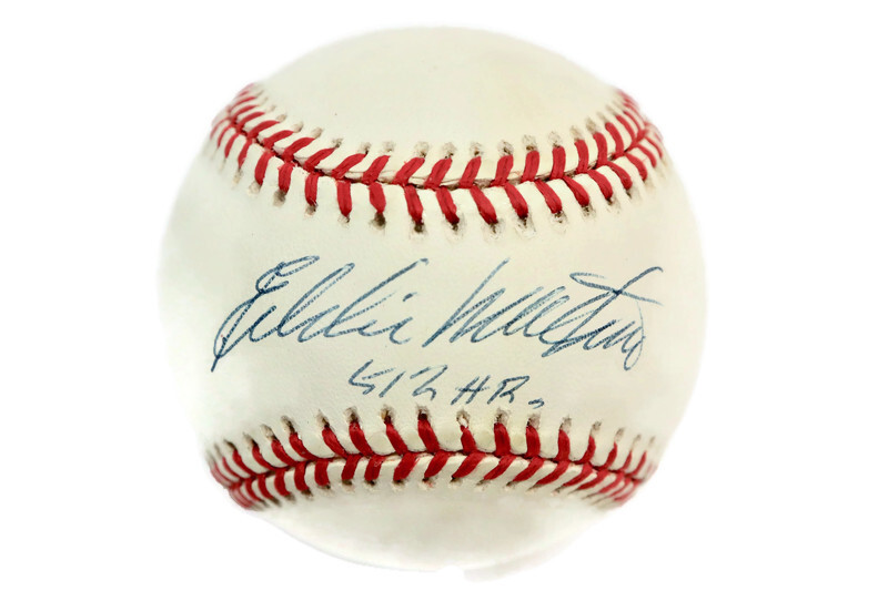 Autographed Signed Eddie Mathews Atlanta Braves MLB Baseball CAS COA