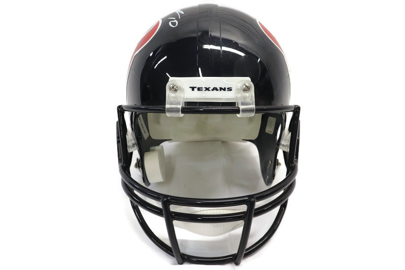 Autographed Signed DeAndre Hopkins Houston Texans NFL Replica Helmet JSA COA