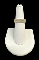  Stunning 10k Yellow Gold Diamond Band Ladies Ring 1.65 CTW - 3.10g
