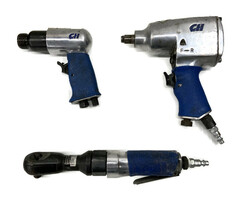 Campbell Hausfeld Air Combo, Hammer, Impact Wrench, Ratchet, Bits, & Accessories