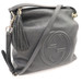 GUCCI Soho Black Leather Shoulder Bag 536194 525040 Tassel Logo – VGUC