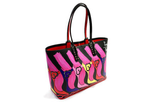CHRISTIAN LOUBOUTIN - Cabata Leather Red Sole Tote Bag - Pensee Flower