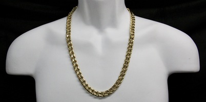  CUBAN LINK Chain Necklace - 14K Yellow Gold - 26.25