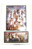 DETROIT PISTONS 2004 NBA Champions Matted Poster & Envelope