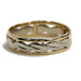  14K Mens Two Tone Yellow and White Gold Band Ring - 5.3g 