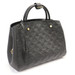 LOUIS VUITTON - MONTAIGNE MM Black Leather MONOGRAM EMPREINTE Shoulder Bag