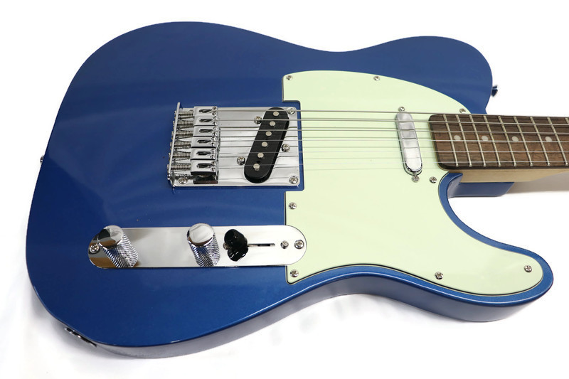 SQUIER Bullet Telecaster - Blue w/White Pickguard Electric Guitar 
