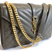 SAINT LAURENT - Medium TRI-QUILT Matelasse Grain de Poudre Envelope Shoulder Bag