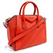 GIVENCHY - Lambskin Perforated Small ANTIGONA Pop Red Leather Shoulder Bag 