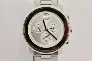MOVADO BOLD MB.01.1.14.6154 - Stainless Steel 44mm Quartz Chronograph Watch