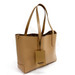 BURBERRY - Large Calfskin Leather TB Shopping Tote Bag
