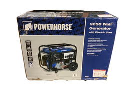 Powerhorse 102222 Portable Generator 9250 Watt w Electric Start (In Box)