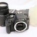 CANON Rebel T7 DSLR w/ 75-300mm Lens + Flash Battery No Charger