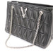 VERSACE - Quilted Black Leather VIRTUS Shoulder Bag w/Dustbag