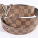LOUIS VUITTON - LV INITIALES Damier Ebene Canvas & Leather Reversible Belt - 40 